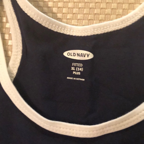 NWT OLD NAVY Adorable tank top that says lovE COLOR BLACK XL 14 plus - Picture 2 of 8